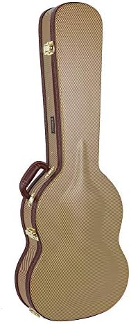Crossrock SG Guitar Case, Multi-layer Wood Case, Arch-top Style, Vinyl Tweed
