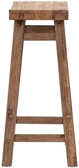 Boraam Sonoma Saddle Stool, Chestnut