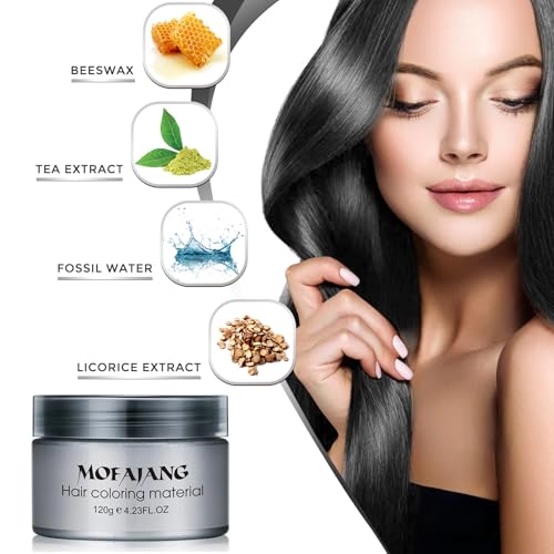 SOVONCARE Pink Hair Styling Wax, Temporary Hair Color Cream for DIY Hairstyle, Cosplay, Halloween, Date - 4.23 oz