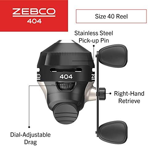 Zebco 404 Spincast Fishing Reel,