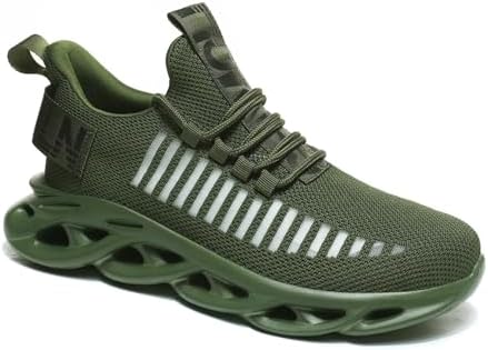 GSLMOLN Men's Slip on Breathable Walking Shoes Ultra Lightweight Casual Sport Gym Fashion Sneakers
