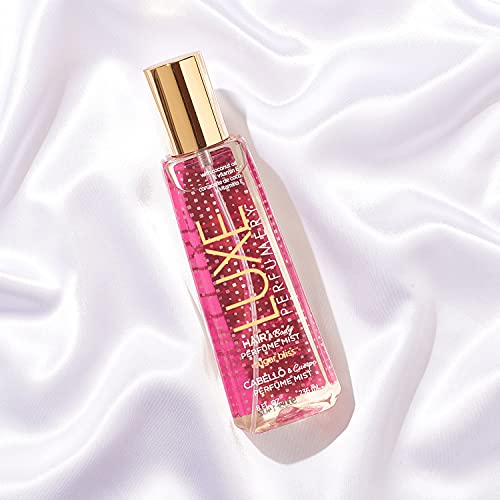 Luxe Perfumery Sugar Bliss Hair & Body Perfume Mist – Sweet Gourmand Fragrance with Raspberry, Chocolate, Vanilla & Musk – Hydrating Coconut Oil & Glycerin, Lightweight Daily Mist for Women, 8 Fl Oz
