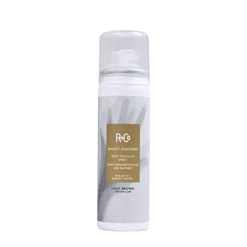 R+Co Bright Shadows Root Touch-Up Spray - Light Brown, 1.5 Oz