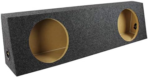 Q Power QBomb Single 12 Inch Vented Subwoofer Sub Box with Black Bedliner Spray
