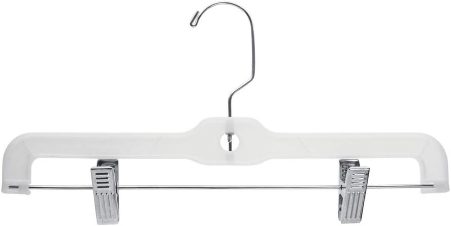 Skirt and Pant Hangers 14" White Heavy Duty, case of 100