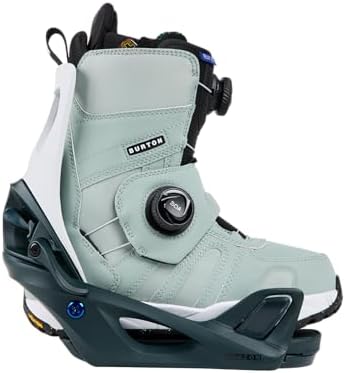 Burton Women's Step On Re:Flex Snowboard Bindings, Deep Emerald/White, S