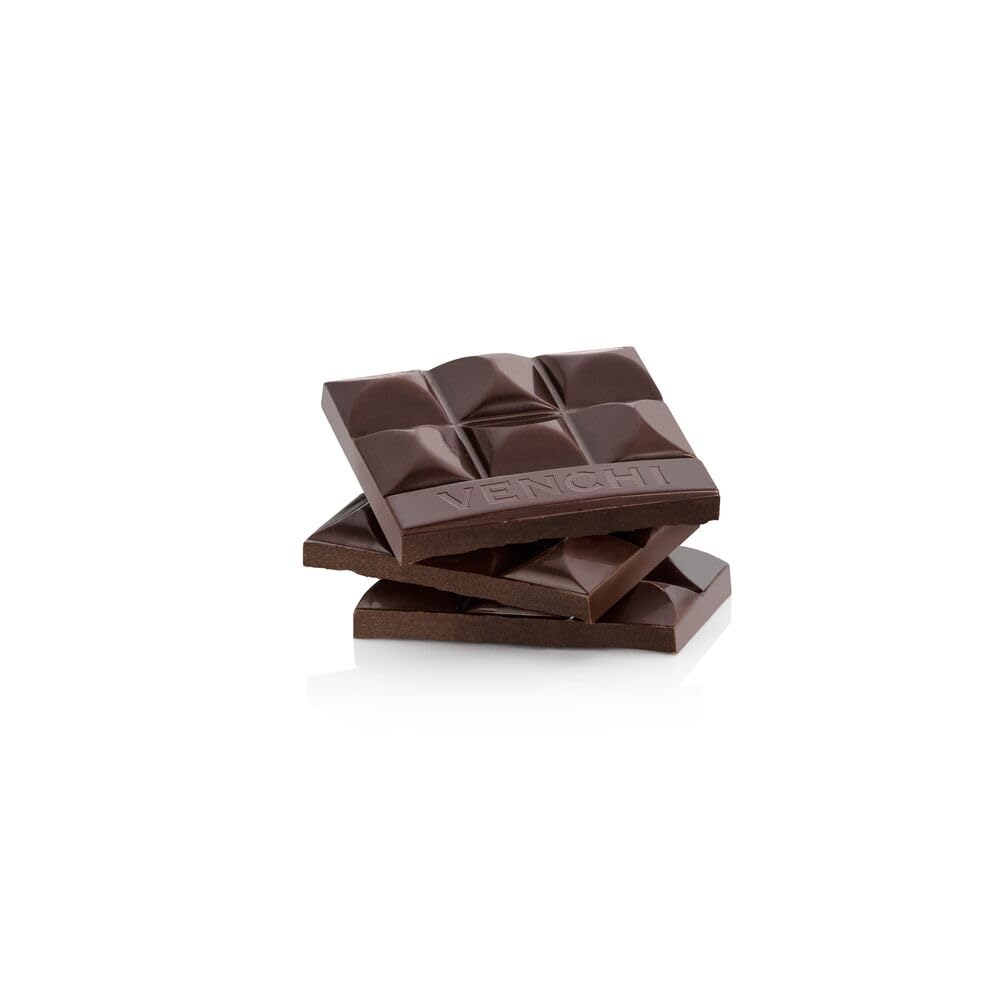 Venchi - Venezuelan Cocoa Blend - 85% Dark Chocolate Bar, 2.46oz - Single Origin Premium Fine Chocolate - Naturally Gluten Free - Vegan