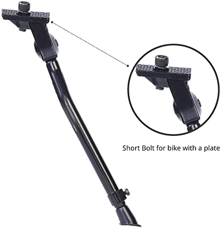 N+1 Aluminum Alloy Center Mount Kickstand | For 20"-28" Mountain, Road, BMX, MTB & Kids' Bikes