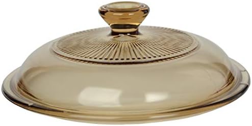 Visions 1122297 1-Liter Round Glass Lid for Visions Saucepan