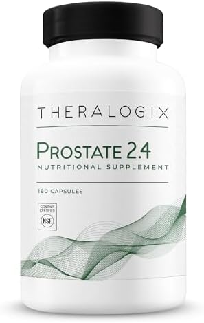 Theralogix Prostate 2.4 Nutritional Supplement - 90-Day Supply - Prostate Health for Men - Supports Healthy Prostate Tissue - Lycopene, Vitamin D3