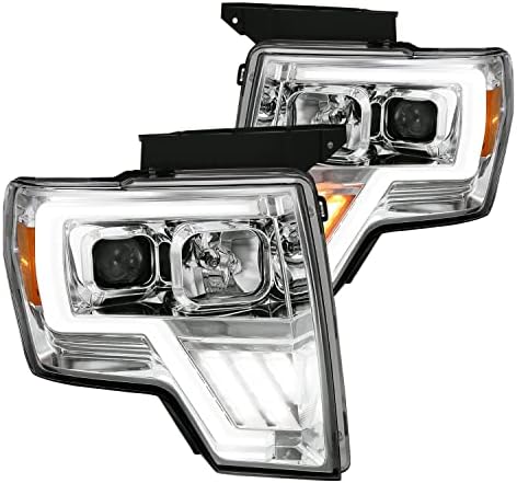 ANZO USA ANZO (111470) 2009-2013 Ford F-150 Projector Light Bar G4 Switchback H.L. Chrome Amber