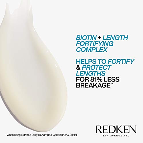 Redken Extreme Length Leave-In Treatment For Hair Growth - Seals Split Ends & Prevents Breakage, Infused With Biotin