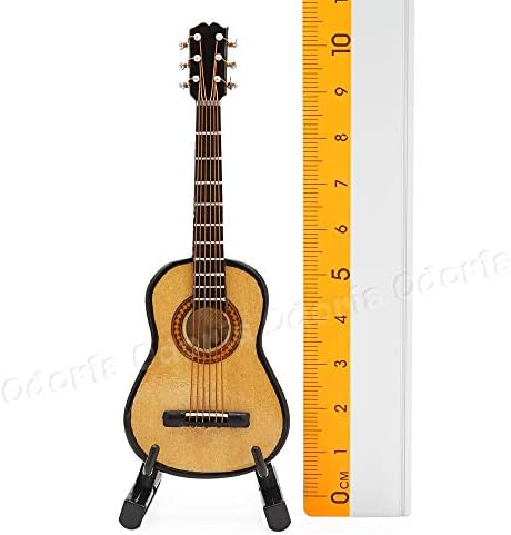 Odoria 1/12 Miniature Guitar Dollhouse Musical Instruments Accessories, Blue