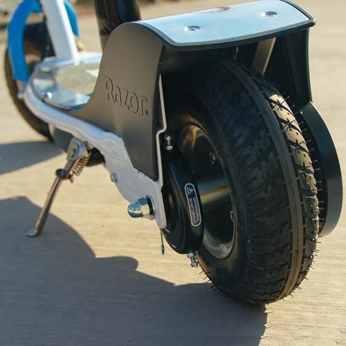 Razor E300S Seated Electric Scooter for Kids Ages 13+ - 9" Pneumatic Tires, Removable Seat, Up to 15 mph and 40 min of Ride Time