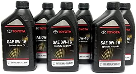 Genuine Genuine Toyota 0W16 Synthetic Oil 1qt 00279-16QTE