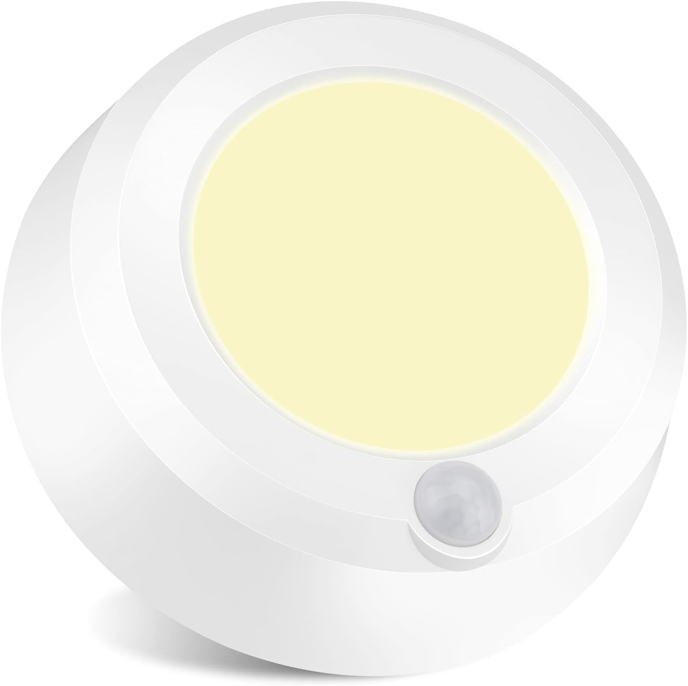 BIGMONAT Wireless Ceiling Light with Remote and Timer, Dimmable Motion Sensor Shower Light