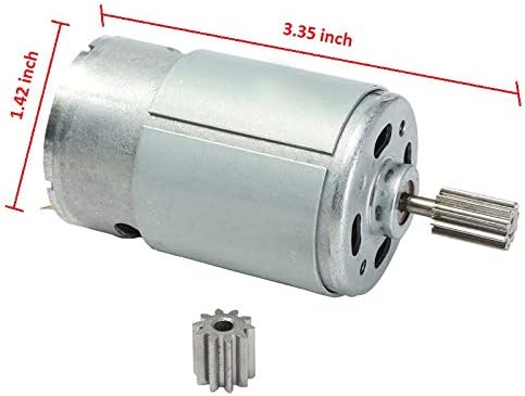 2 Pcs 550 40000RPM Electric Motor High Speed RS550 12V Motor Gearbox Accessories for Power Wheels Children Ride On Car Replacement Parts