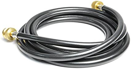 Stanbroil Propane Brass Tee Kit with 4-Port with 5-feet and 12-feet Hose | for Motorhomes Tank RV Camping