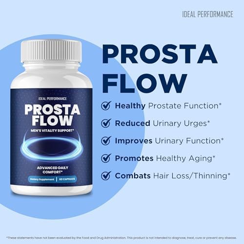 Prosta Flow Capsules - Official ProstaFlow for Men Supplement Pills - Maximum Strength, All Natural for Daily Wellness & Comfort