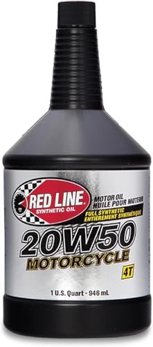 Red Line 42504 20W50 Motorcycle Oil Synthetic - Quart