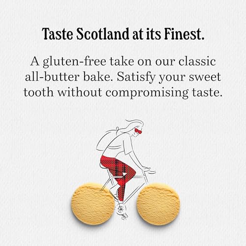 Walker’s All-Butter Shortbread Rounds, Gluten Free Cookies - Individually Wrapped (Pack of 24) - Authentic Shortbread Cookies from Scotland