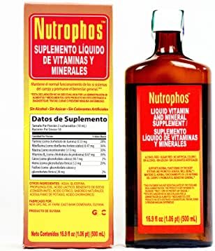 Nutrophos Liquid Dietary Supplement with B vitamins and minerals 500ml