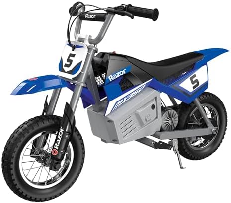 Razor MX350 Dirt Rocket Kids Ride On High-Torque 24V Electric Toy Motocross Motorcycle Dirt Bike