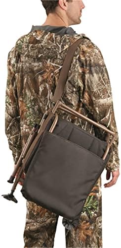 Guide Gear Huntrite 360 Swivel Hunting Blind Chair, 300 Pound Capacity, Folding, Lightweight, Portable, Padded Cushion Hunting Seat