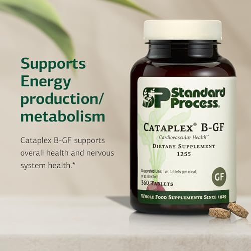 Standard Process Cataplex B-GF - Supports Nervous System Health - B Vitamins for Energy & Heart Support - Aids Energy During Physical Activity