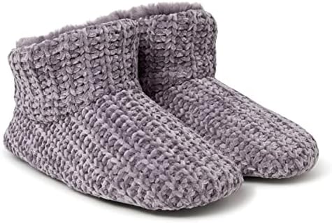 Dearfoams Women's Chenille Bootie Slipper