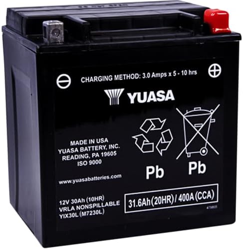 Yuasa YUAM72RBH YTX20H Factory Activated H Series AGM Battery