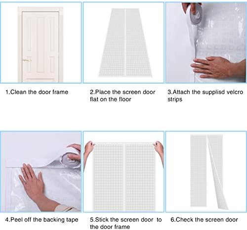 Insulated Door Curtain, Thermal Magnetic Self-Sealing Door Screen Winter Stop Draft Keep Cold Out Cover for Kitchen, Bedroom, Air Conditioner Room
