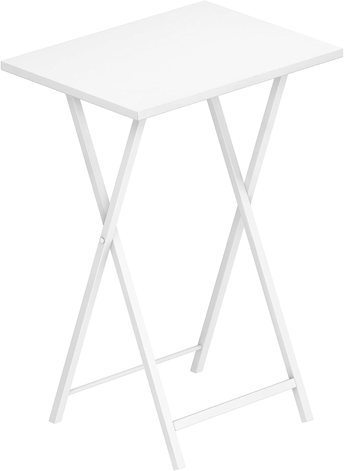 HOOBRO Folding TV Table, TV Tray, Stable Snack Table for Small Space, Portable Sofaside Desk, Easy Assembly and Storage