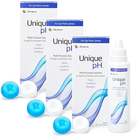 Menicon Unique pH Multipurpose Contact Lens Solution with Lens Case 4 fl oz