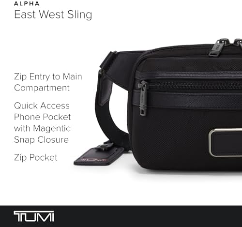TUMI - Alpha East West Sling - Premium Travel Bag with Quick Access Pockets - Easy to Carry for Everyday Use