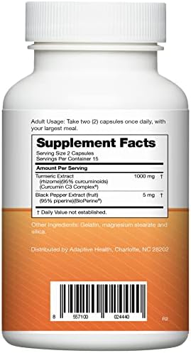 Instaflex Super Turmeric Joint Support, 1000mg Turmeric, BioPerine - 30ct | Enhanced Absorbtion, Joint Supplements