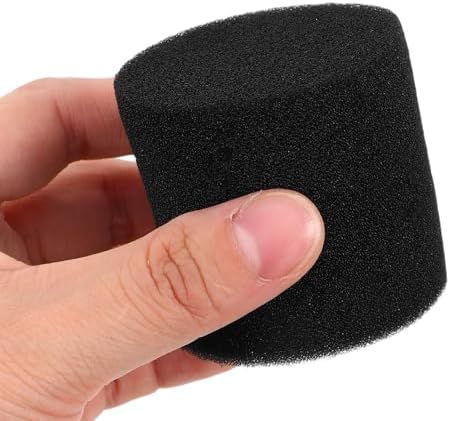 2-Pack Speaker Port Tube Sponge Plug Acoustic Damping Insert for Bass Port Blocker Sound Dampening in Home and Car Speakers 2.08X2.08X1.96In