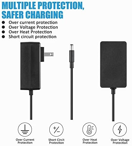 5ft UL 12V 2A-3A AC Adapter Charger Compatible with Pioneer TSP-16 Toraiz SP-16 Studio Grade Sampler Power with Extension 6ft Connectcor Plug Cable