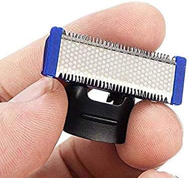 2PCS Shaver Replacement Head for Solo Rechargeable Full Body Hair Trimming Electric Shaver Replacement Cutter Head Solo Blades (2PCS + Storage Bag)