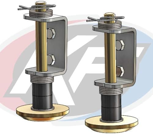 KFI Products Plow Skid Kit Tapered Black 2-Pack 105485