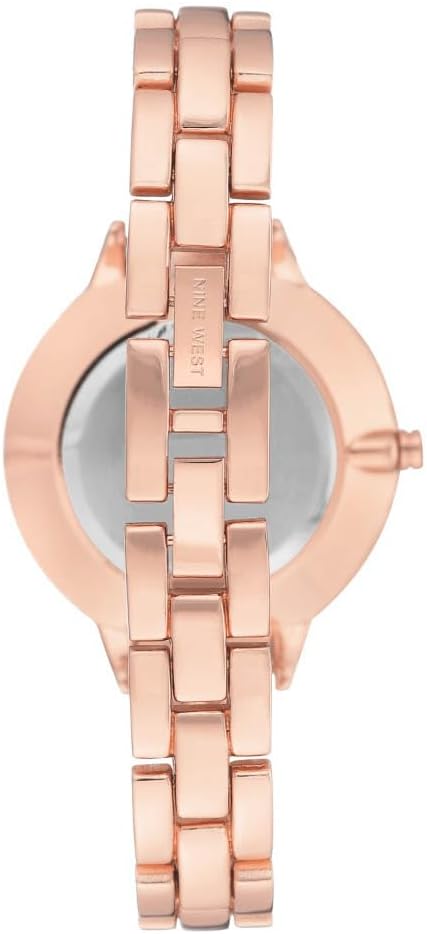 Nine West Women's Floral Dial Bracelet Watch