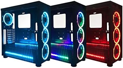 Apevia ST4-RGB Spectra 120mm Silent RGB Fan 4-Pack with Remote Control