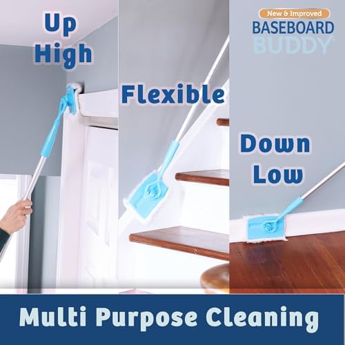 Baseboard Buddy | Lightweight Home Cleaning Essential, Perfect for Baseboards, Moldings & Walls