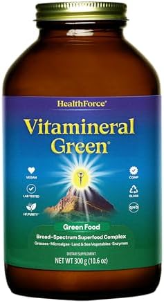 HealthForce SuperFoods Vitamineral Green 300 Grams Powder