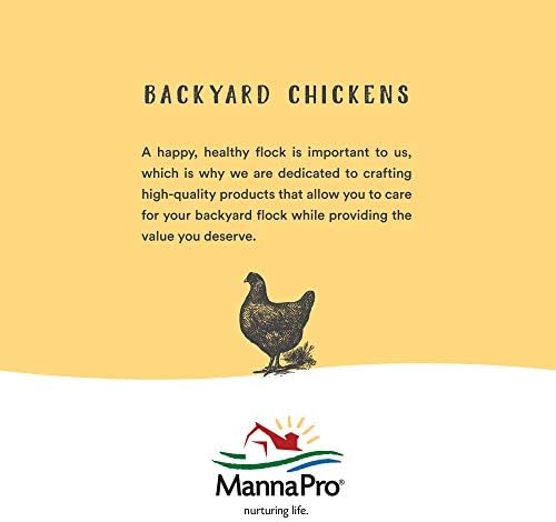 Manna Pro Layer Crumbles Chicken Feed, 16% Protein, Digestive Aid, 8 lb Bag | Complete Feed for Laying Hens, 16% Protein Formula, Added Probiotics, Supports Egg Production & Digestion