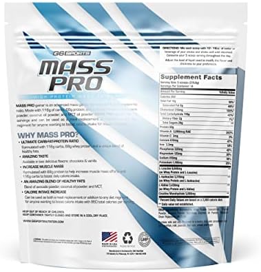 Nutrition Mass Pro High Protein Mass Gainer