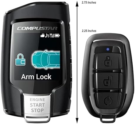 Compustar All-in-One CS8920-AS 2-Way Interactive LCD Remote Starter Kit & Alarm System (Up to 3,000-FT Range)