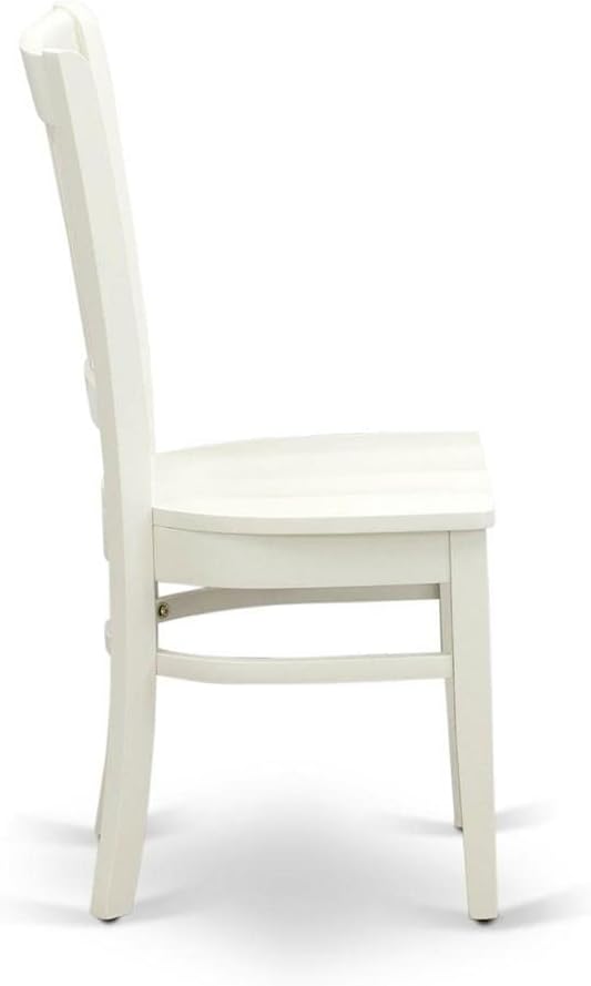 East West Furniture VAC-ESP-W Vancouver Kitchen Dining Chairs - Slat Back Wood Seat Chairs, Set of 2, Espresso