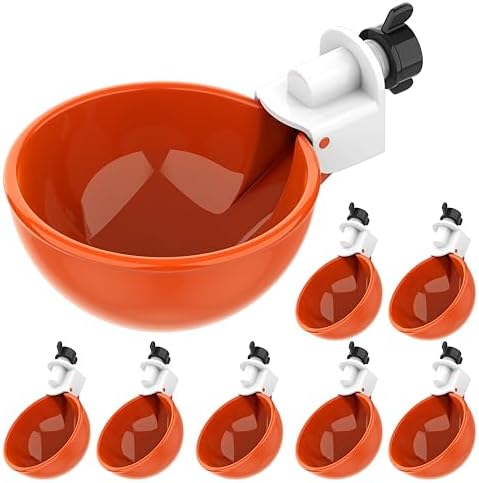 Lil'Clucker Large Automatic Chicken Waterer Cups | Chicken Water Feeder Suitable for Chicks, Duck, Goose