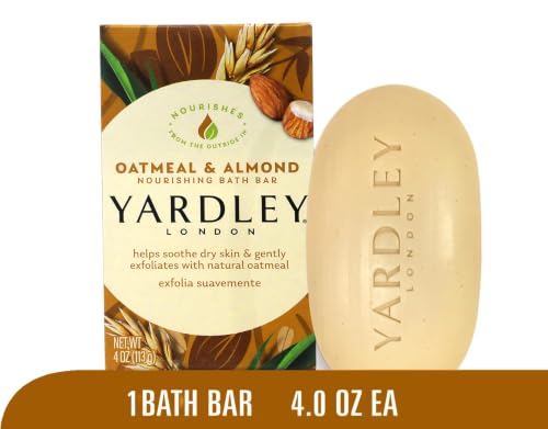 Yardley Oatmeal Almond Bath Bar 4oz - Pack of 2